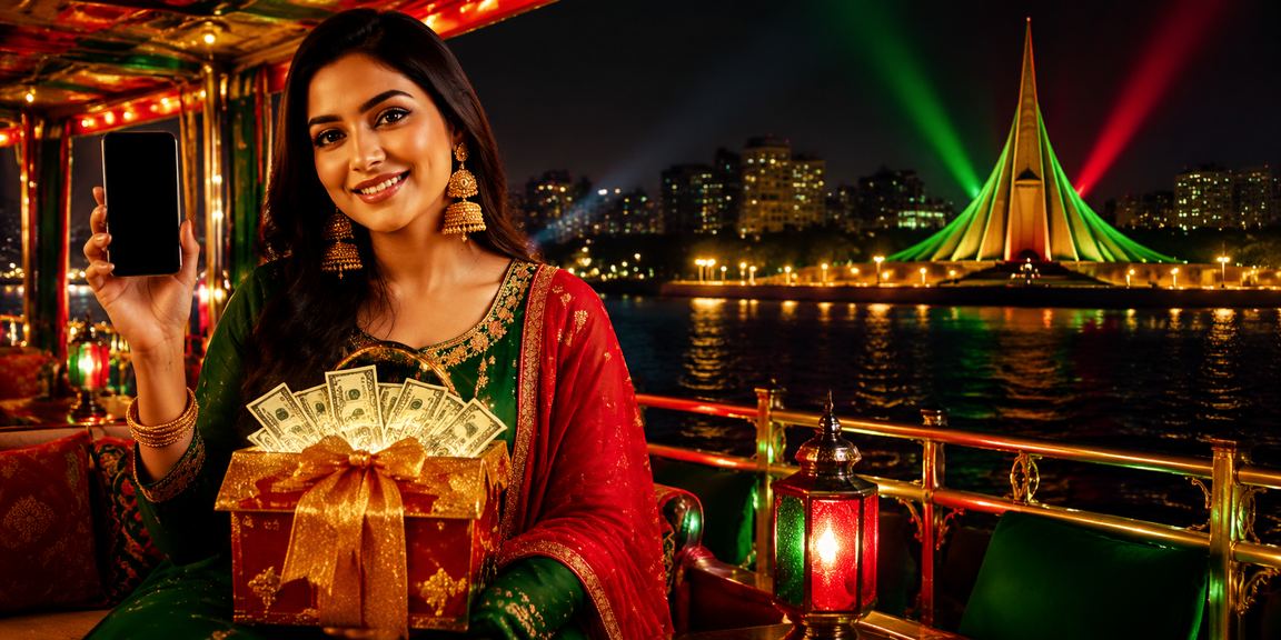 রংপুরে ঈদ উৎসবে মোবাইল বেটিং পুরস্কার উপভোগ করছেন একজন তরুণ বেটর